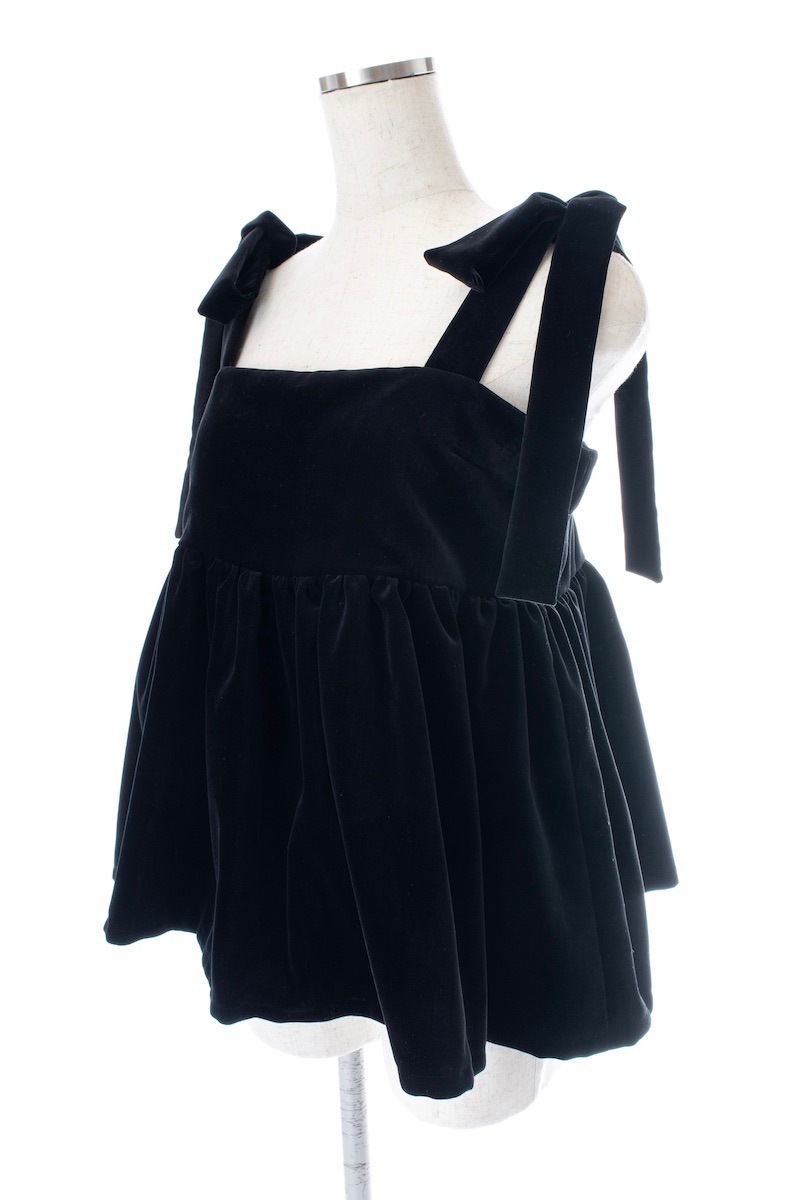 ベロアリボンキャミトップス【残り2点】