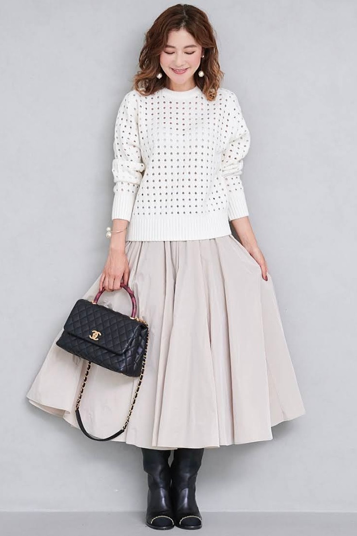 オープンウールニット | TOPS | OBLI