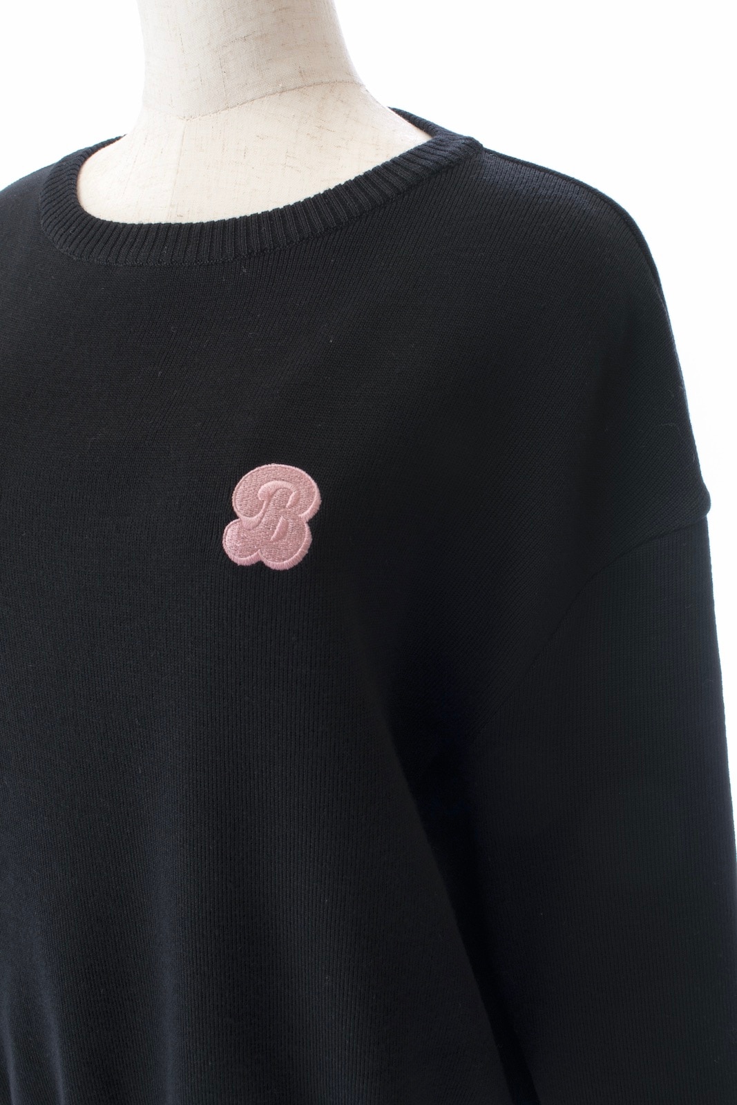ピンク刺繍ロゴニット | ALL ITEM | OBLI