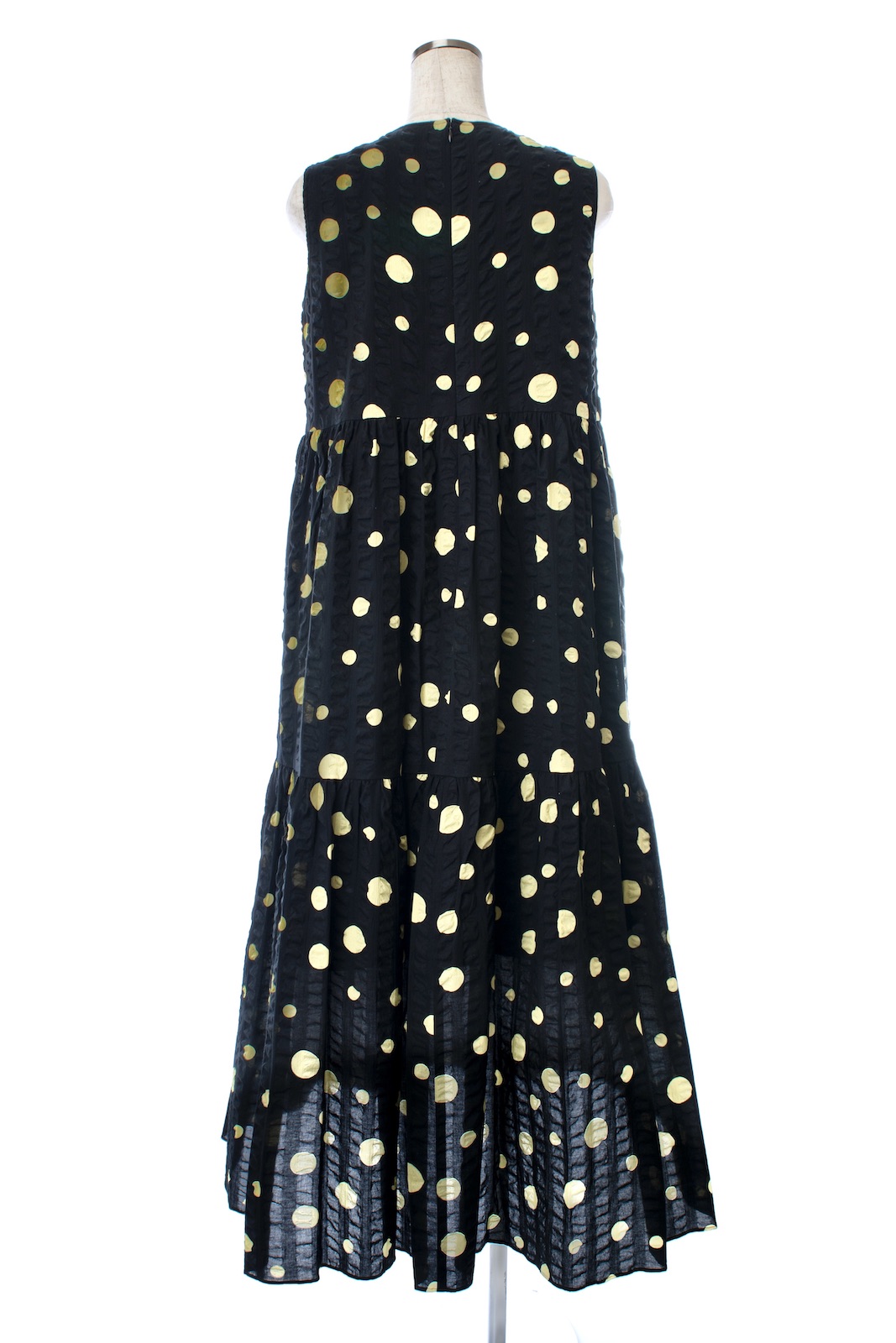 ランダムドットワンピース/イエロー | DRESS | OBLI