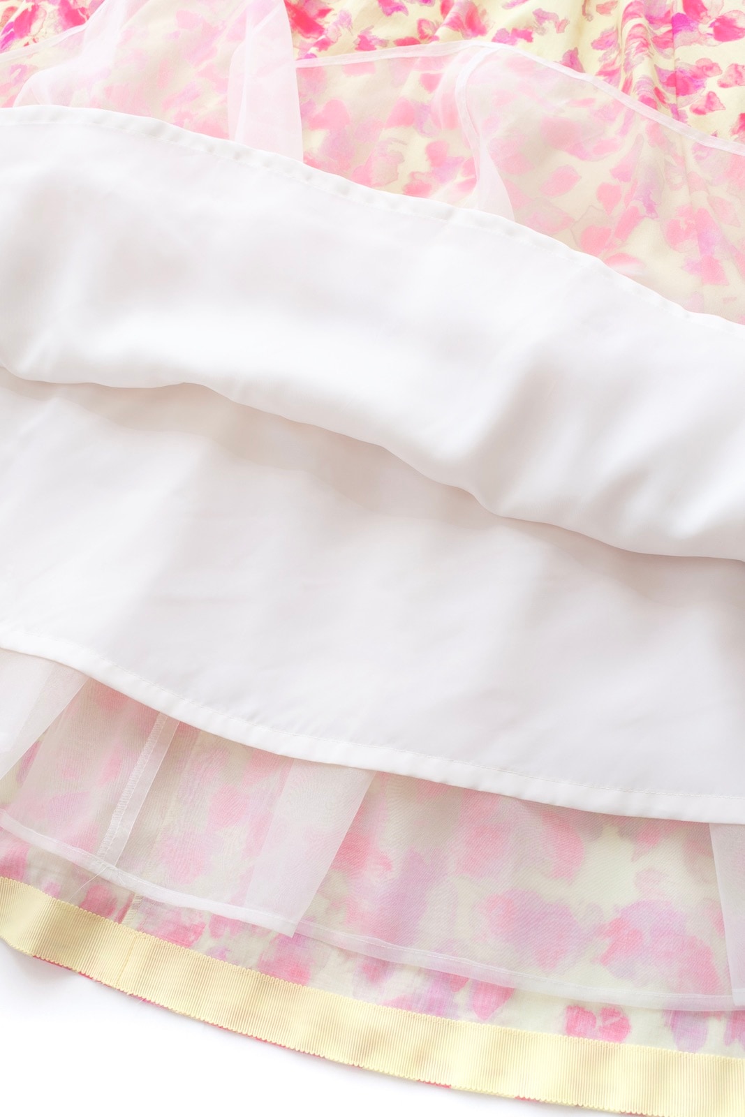 コットンイエローフラワースカート | BOTTOMS | OBLI
