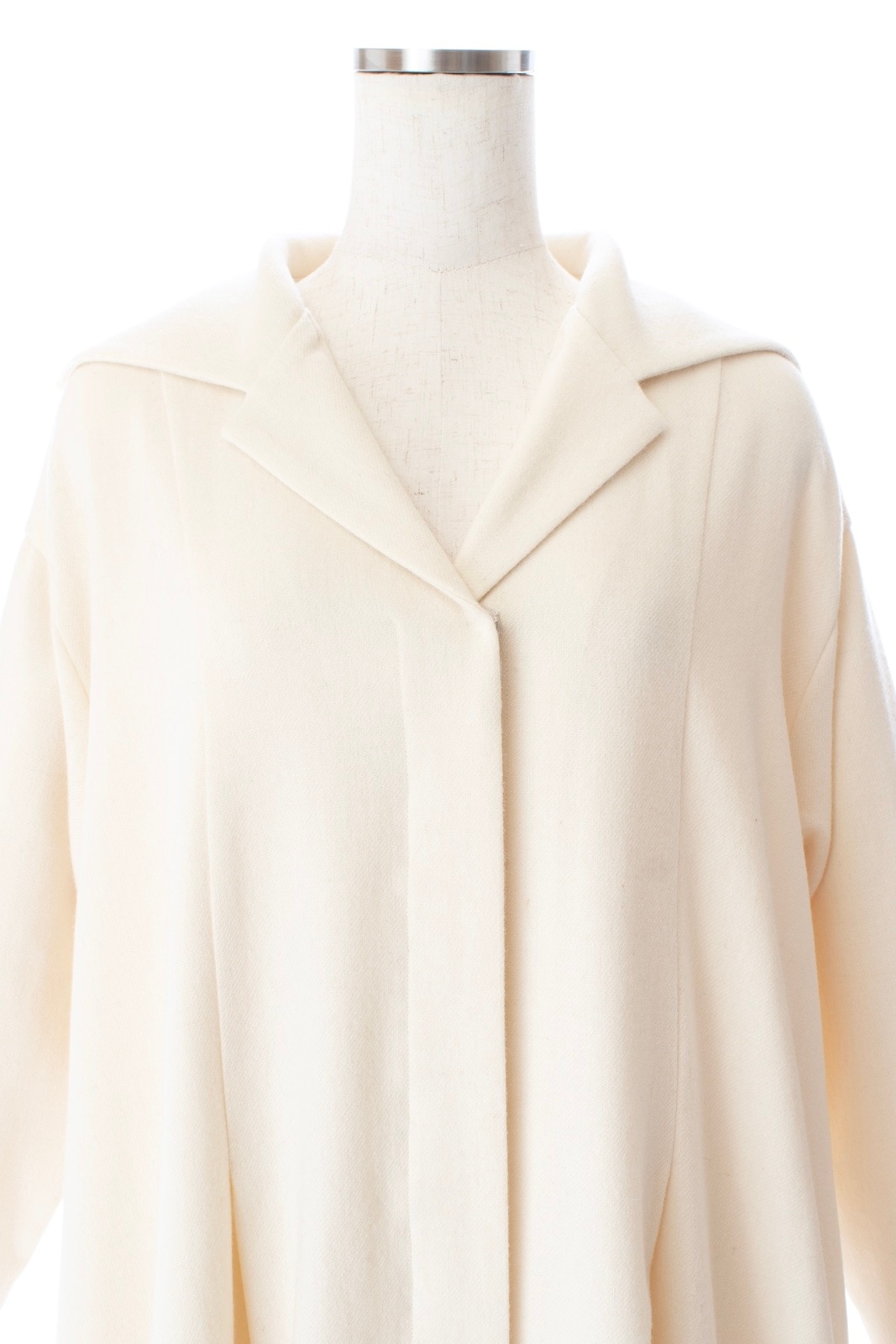 ウールAラインシャツワンピース