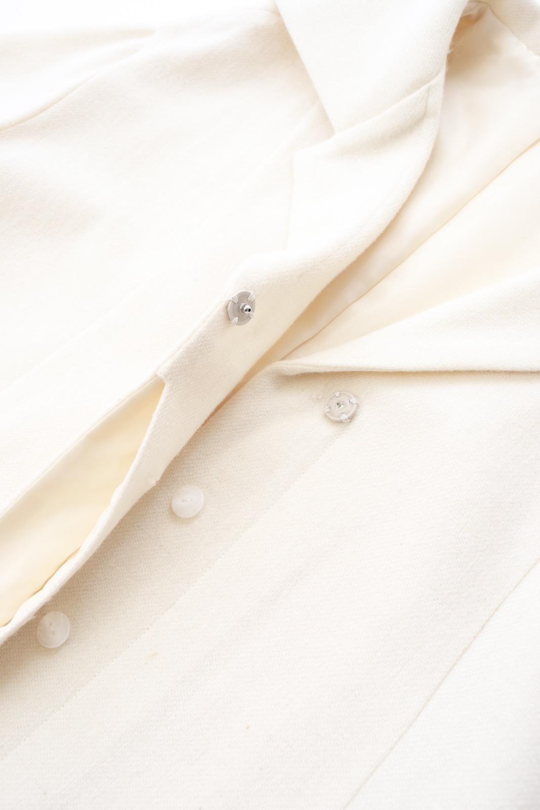 ウールAラインシャツワンピース