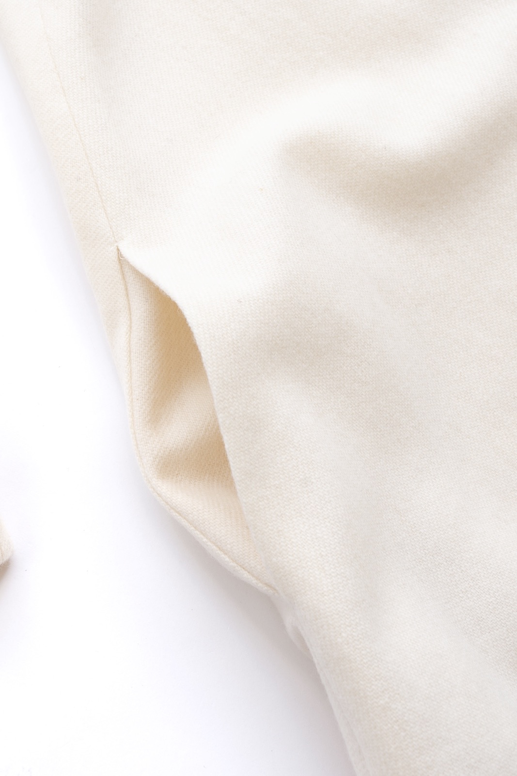 ウールAラインシャツワンピース