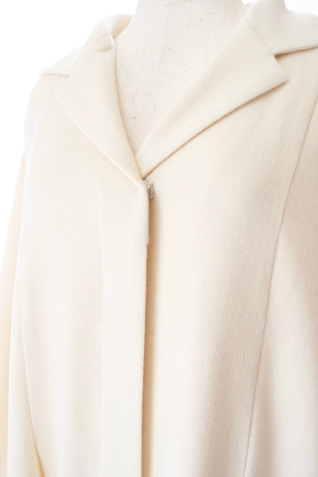 ウールAラインシャツワンピース