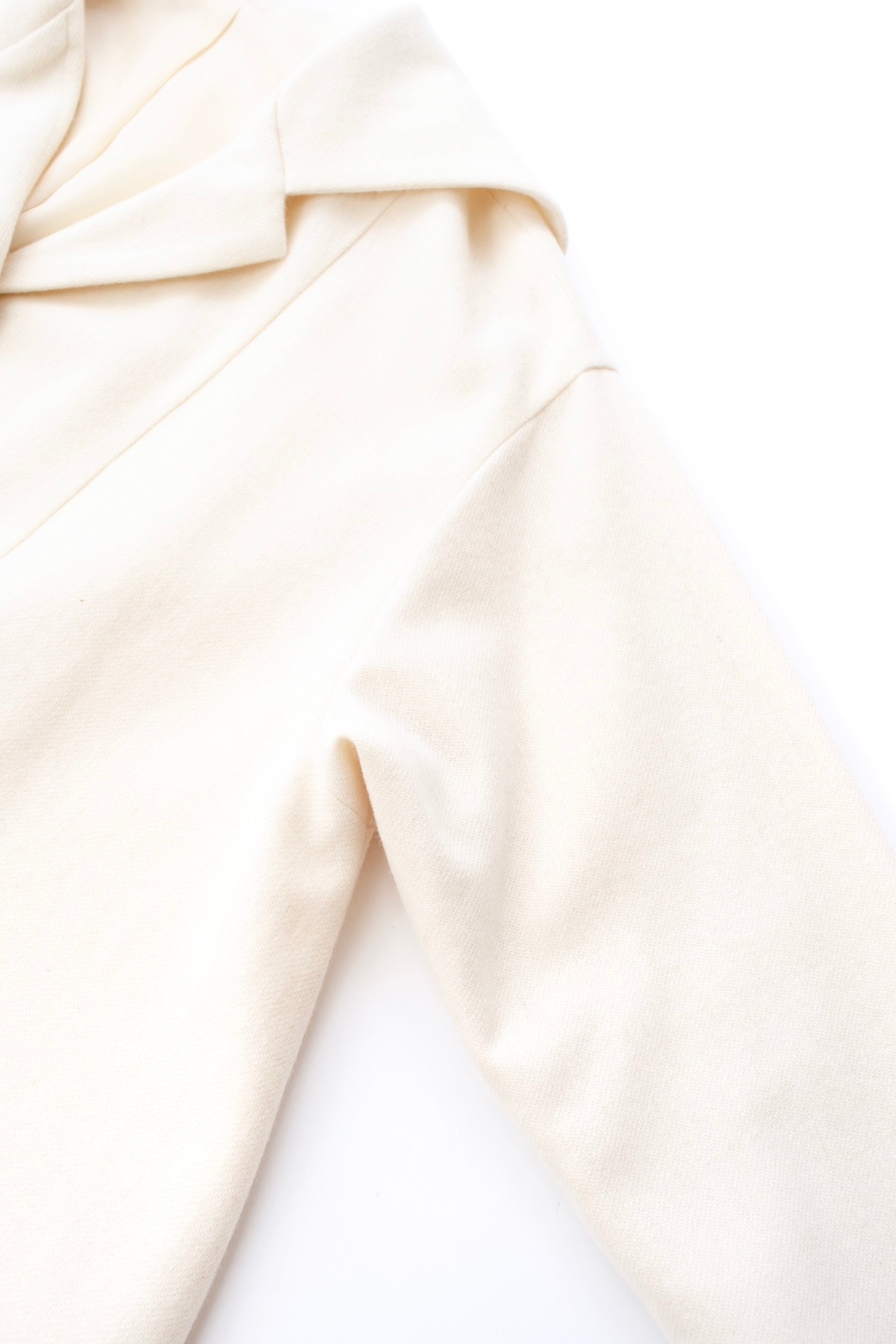 ウールAラインシャツワンピース