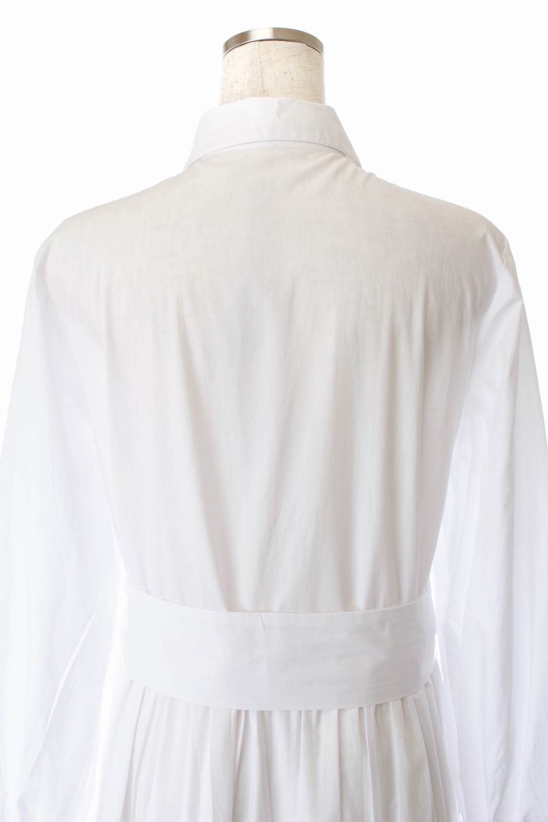 ティアードシャツワンピース/ホワイト | DRESS | OBLI 