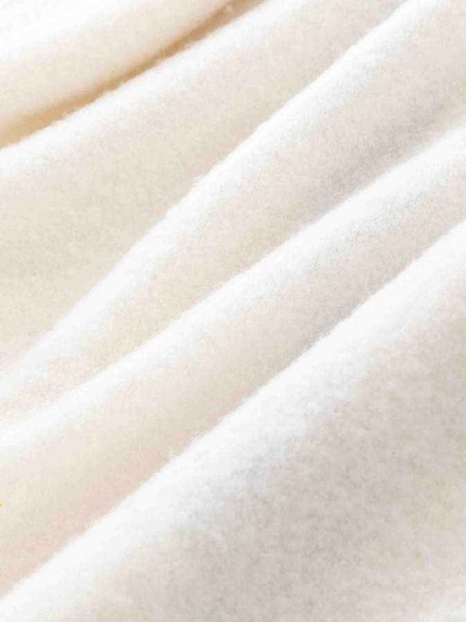 バイカラーロングカーディガン/ホワイト | TOPS | OBLI