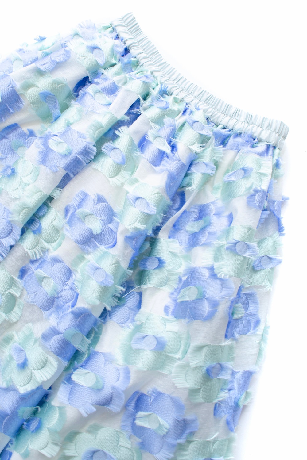 ブルーグリーンフラワースカート | ALL ITEM | OBLI 