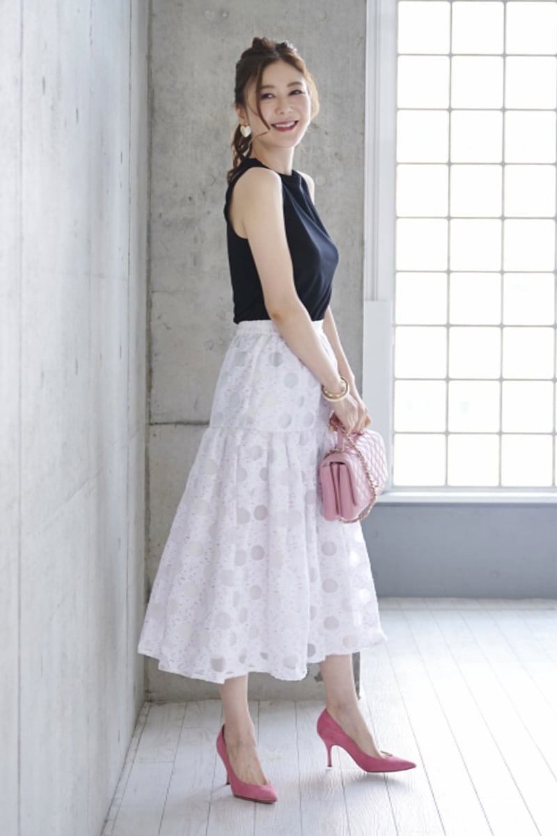 アシメカッティングトップス/ブラック | ALL ITEM | OBLI