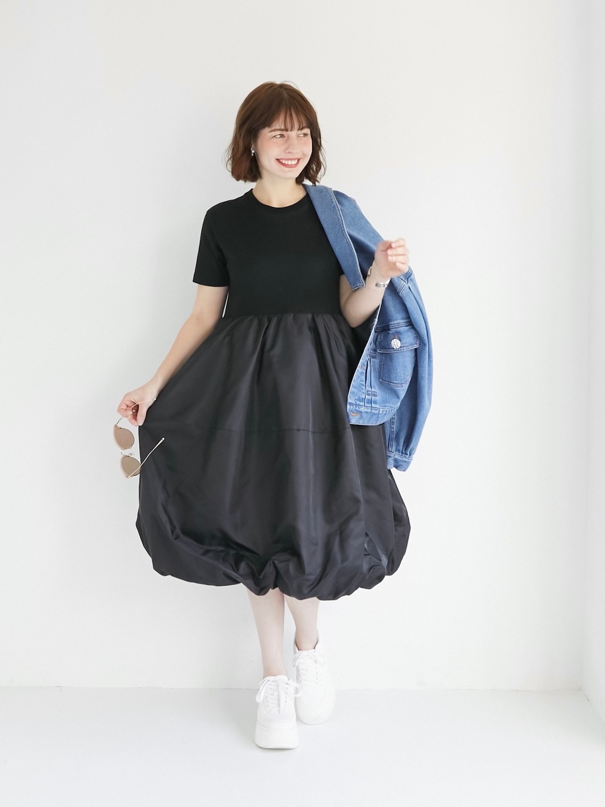カットソーバルーンワンピース | DRESS | OBLI