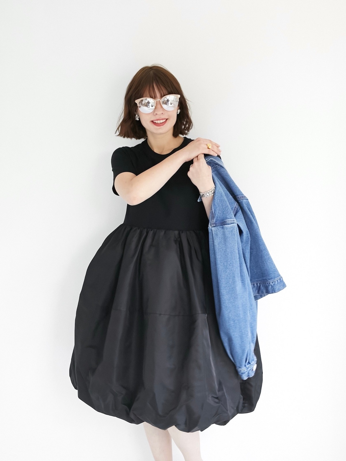 Amavel バルーンワンピース Amavel / Oriental Rose チャイナバルーンワンピース Free