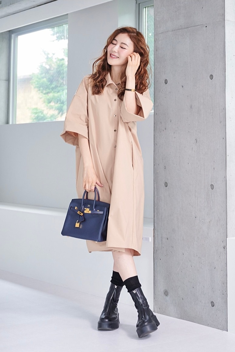 ベージュシャツワンピース【残りわずか】 | ALL ITEM | OBLI