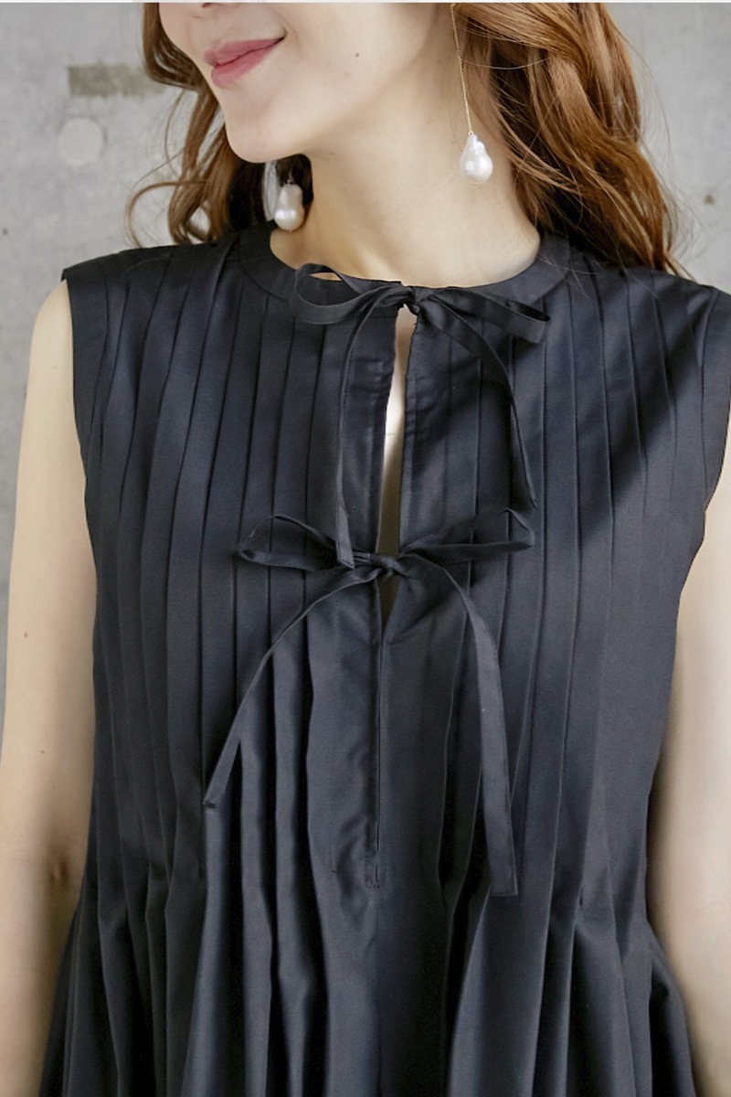 SAMPLE SALE】ピンタックワンピース(1サイズのみ) | SAMPLE SALE | OBLI