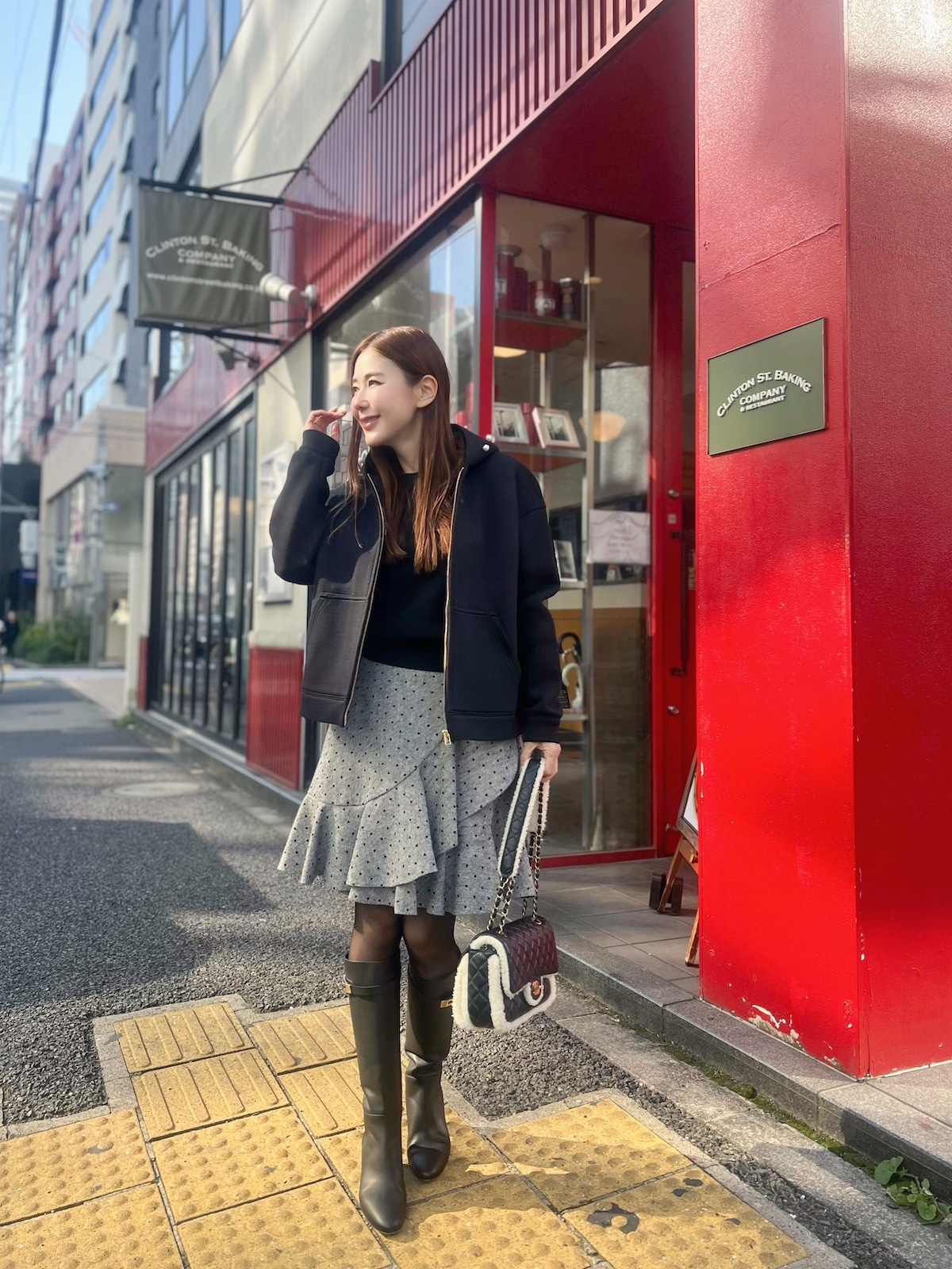 パールパーカーブラック | TOPS | OBLI