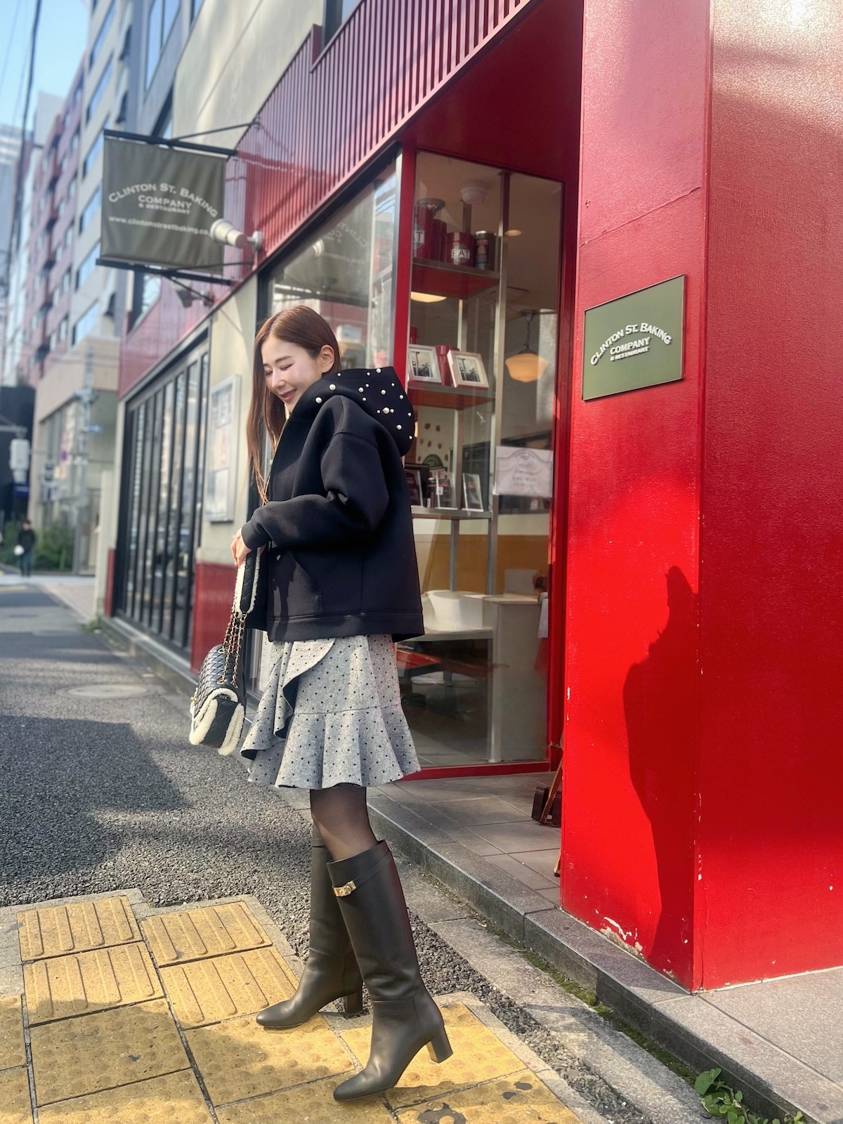 パールパーカーブラック | TOPS | OBLI