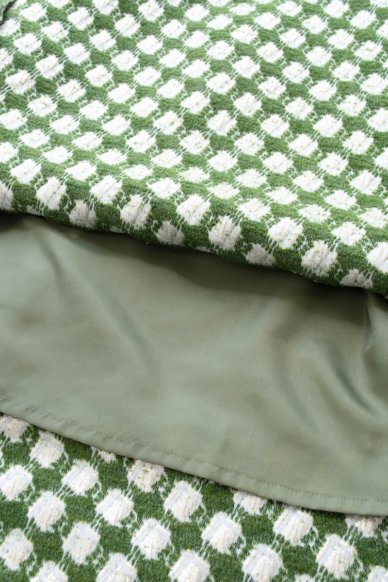 グリーンジャガードワンピース | DRESS | OBLI