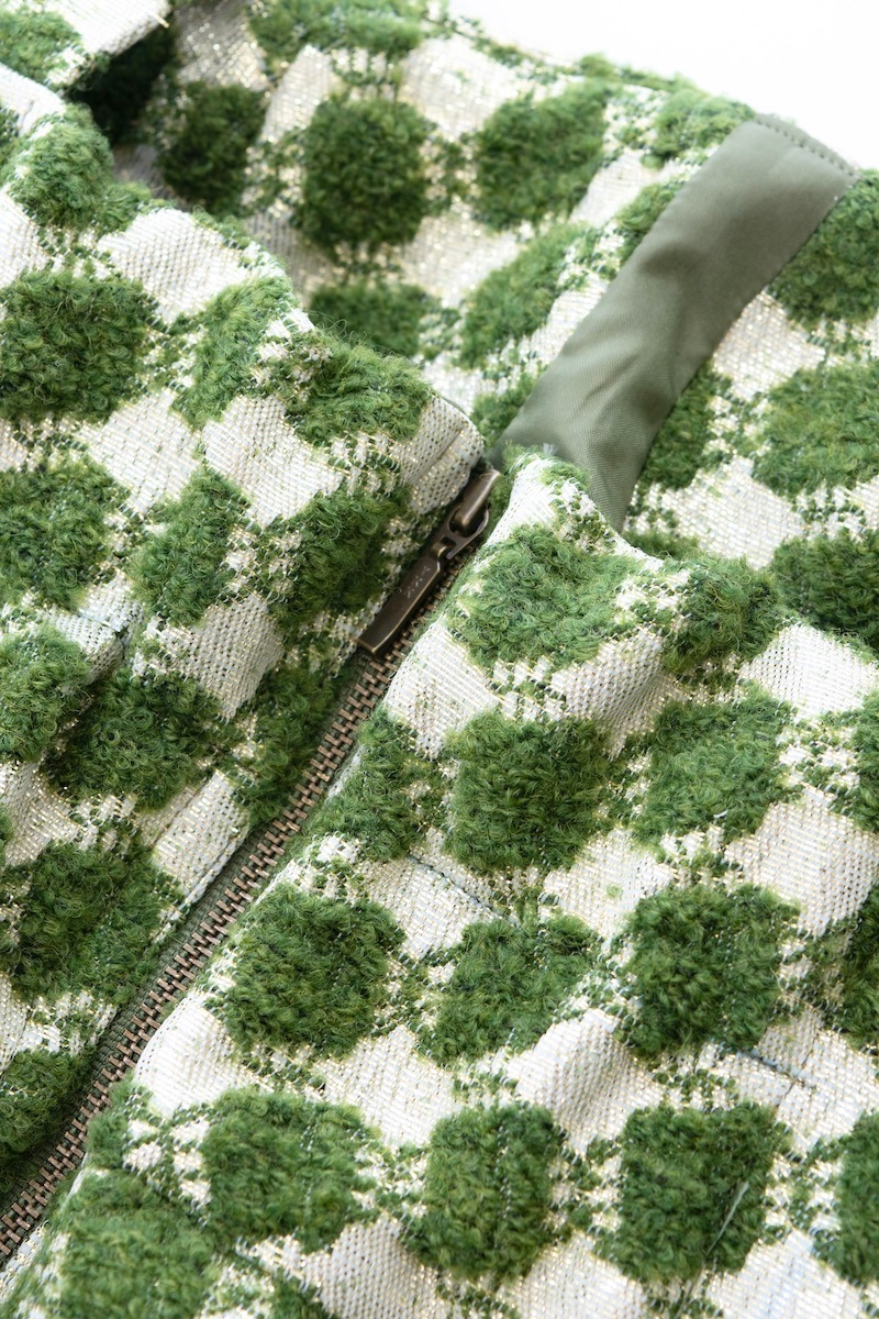 グリーンジャガードワンピース | DRESS | OBLI