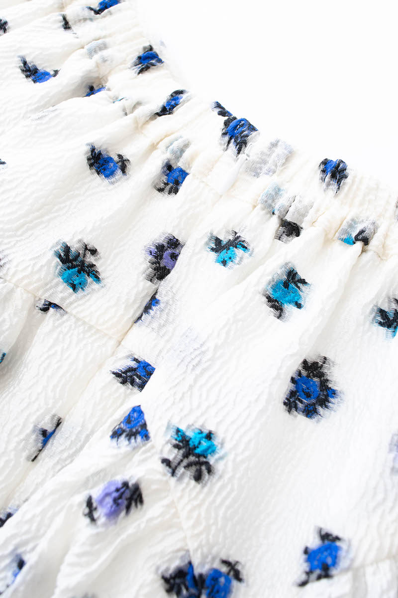 オブリ　スカラップジャガードスカート スカラップジャガードスカート【残り2点】 | BOTTOMS | OBLI