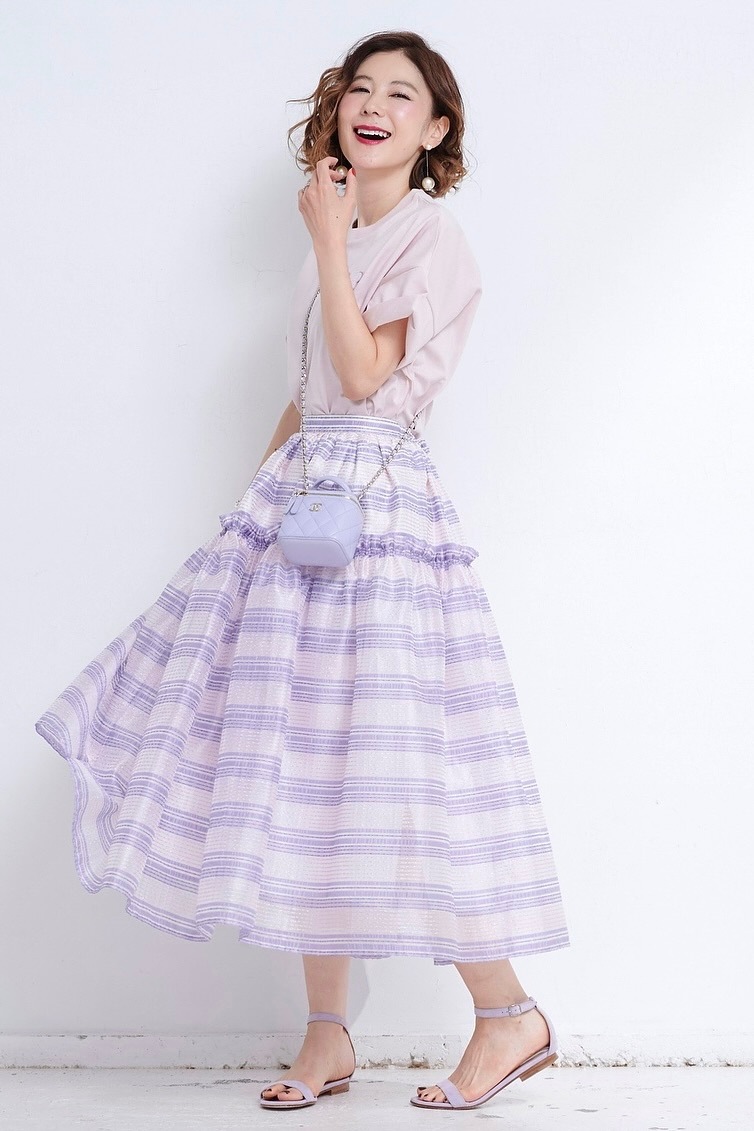 ロゴワッペンTシャツ/ピンク | TOPS | OBLI