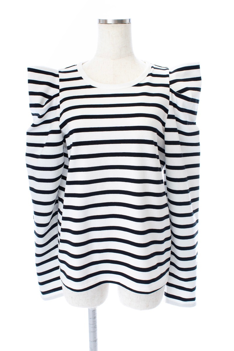 パワーショルダーボーダーカットソー