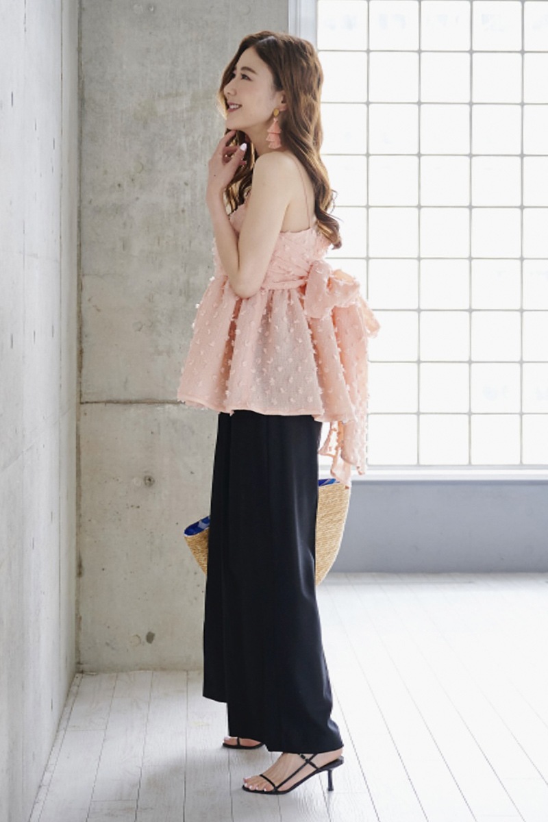 SAMPLE SALE】PONPONリボンキャミトップス | SAMPLE SALE | OBLI