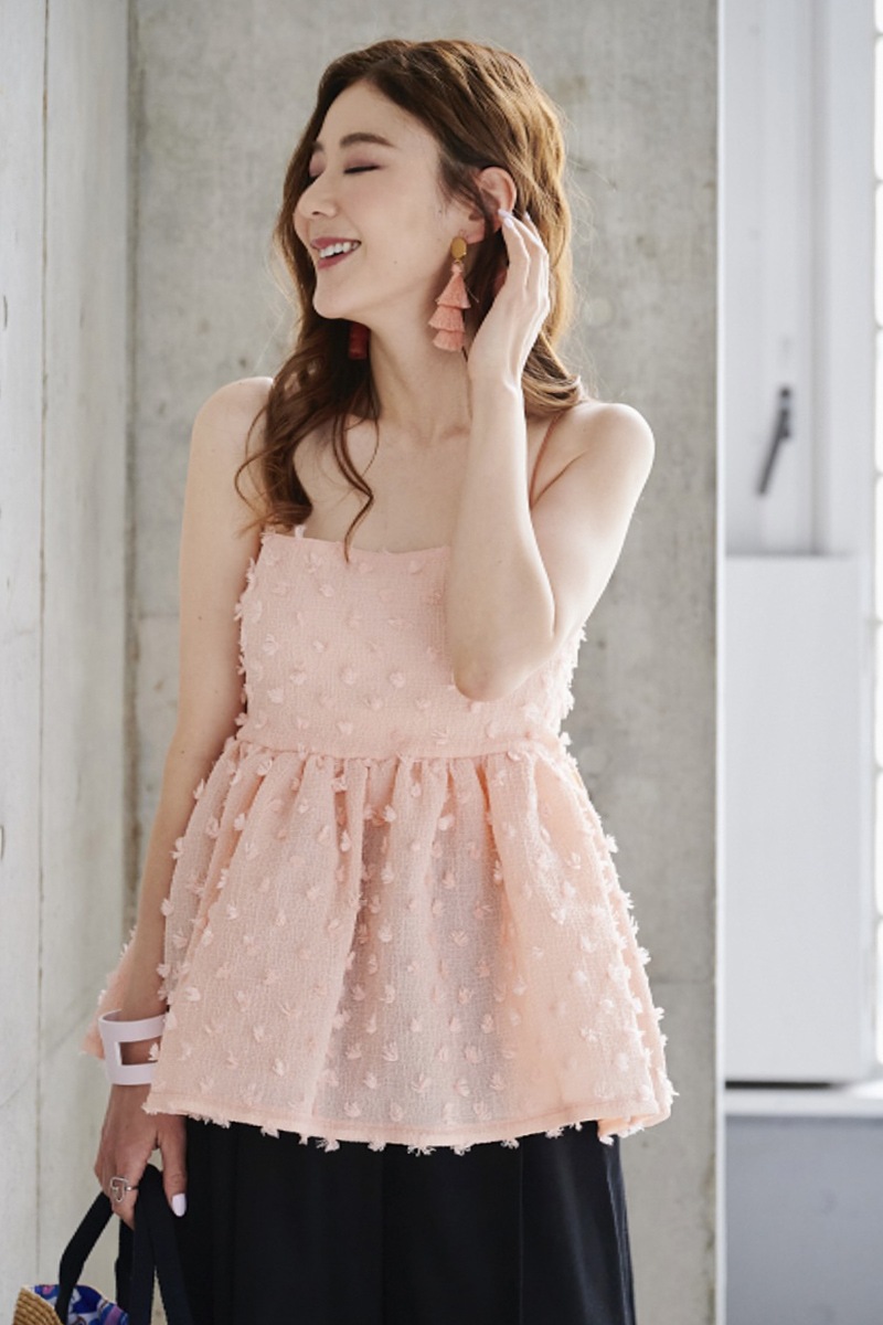 SAMPLE SALE】PONPONリボンキャミトップス | SAMPLE SALE | OBLI