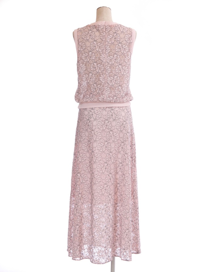 レースセットアップスカート/ピンク【残り1点】 | ALL ITEM | OBLI 