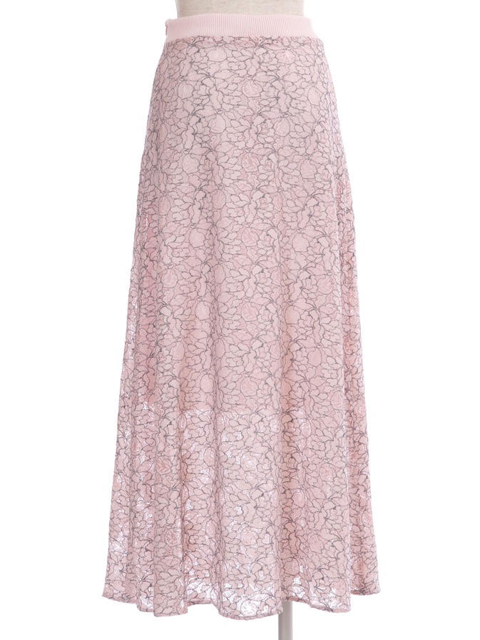 レースセットアップスカート/ピンク【残り1点】 | ALL ITEM | OBLI 