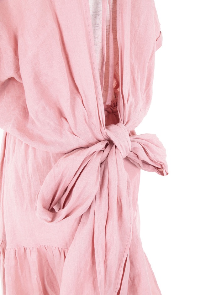 リネンバックリボンワンピース | DRESS | OBLI 