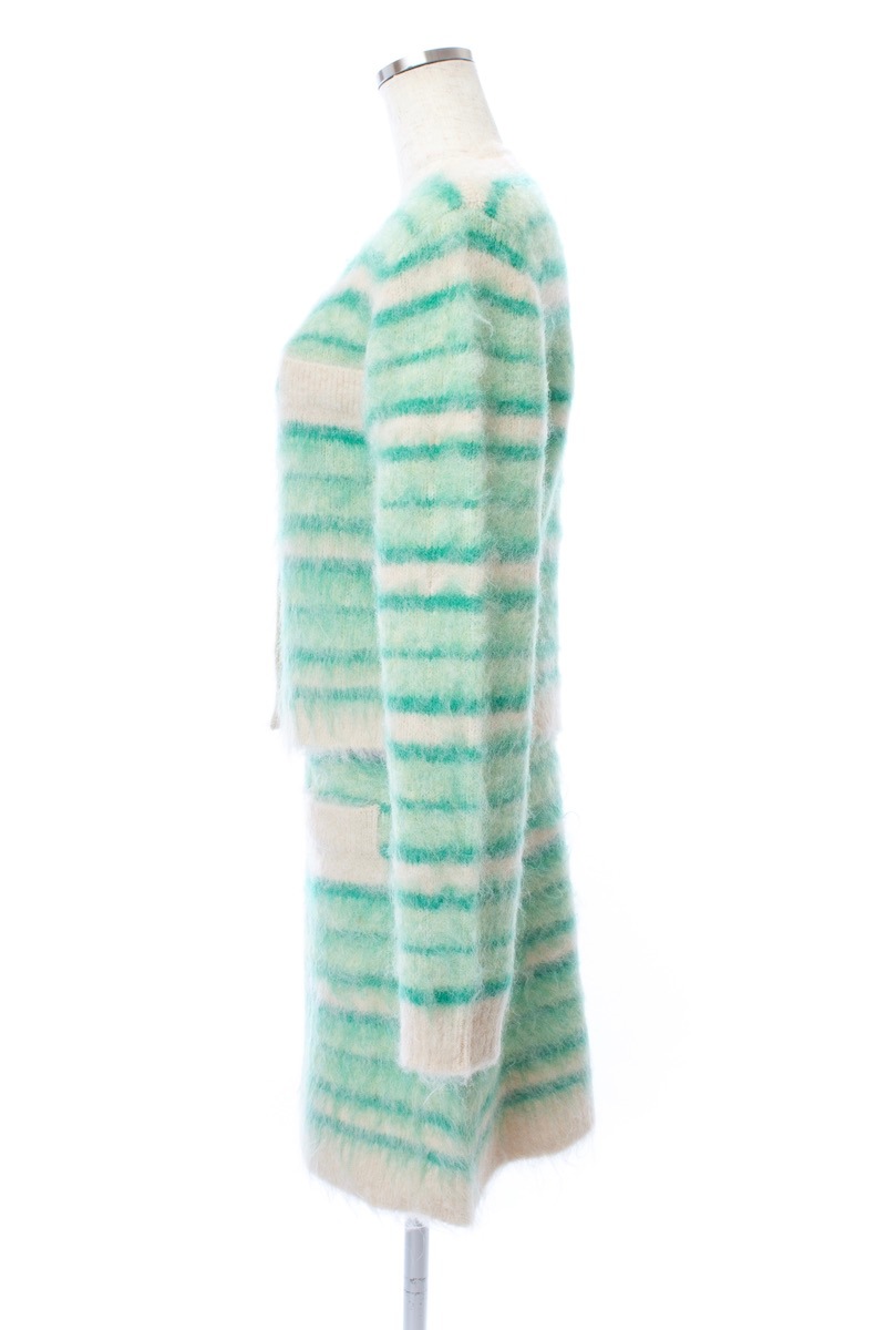 ボーダーニットスカート