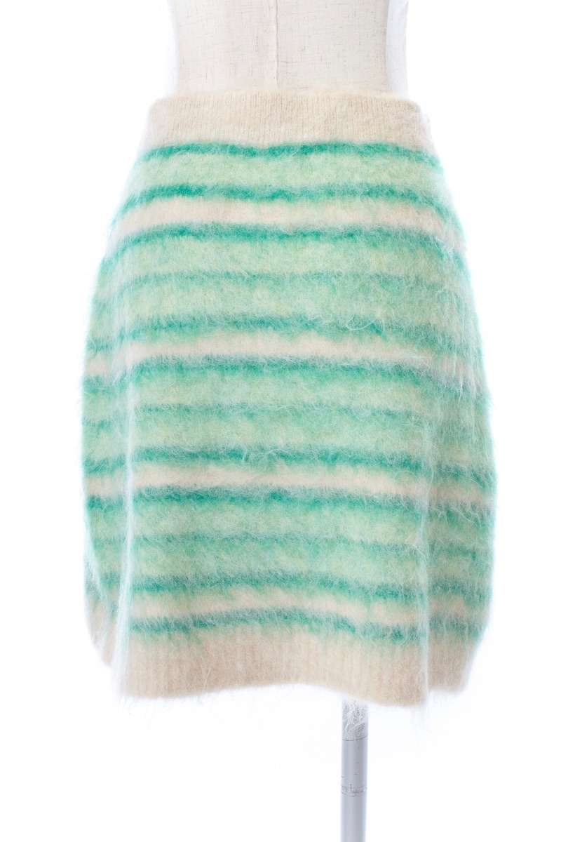 ボーダーニットスカート