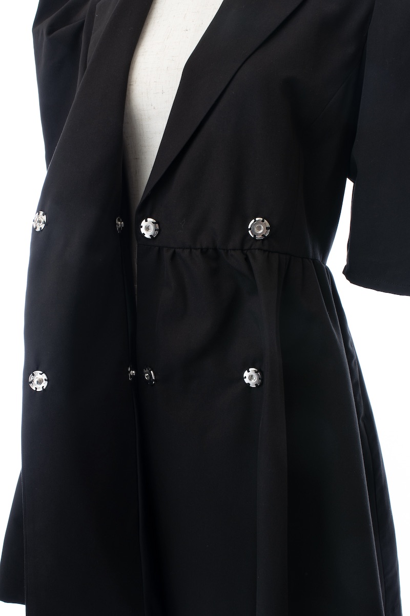 ジャケットパワーショルダーワンピース/ミニ | DRESS | OBLI