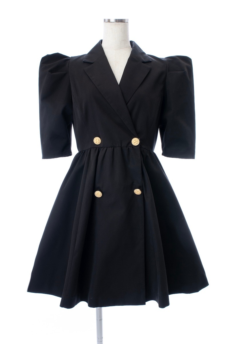 ジャケットパワーショルダーワンピース/ミニ