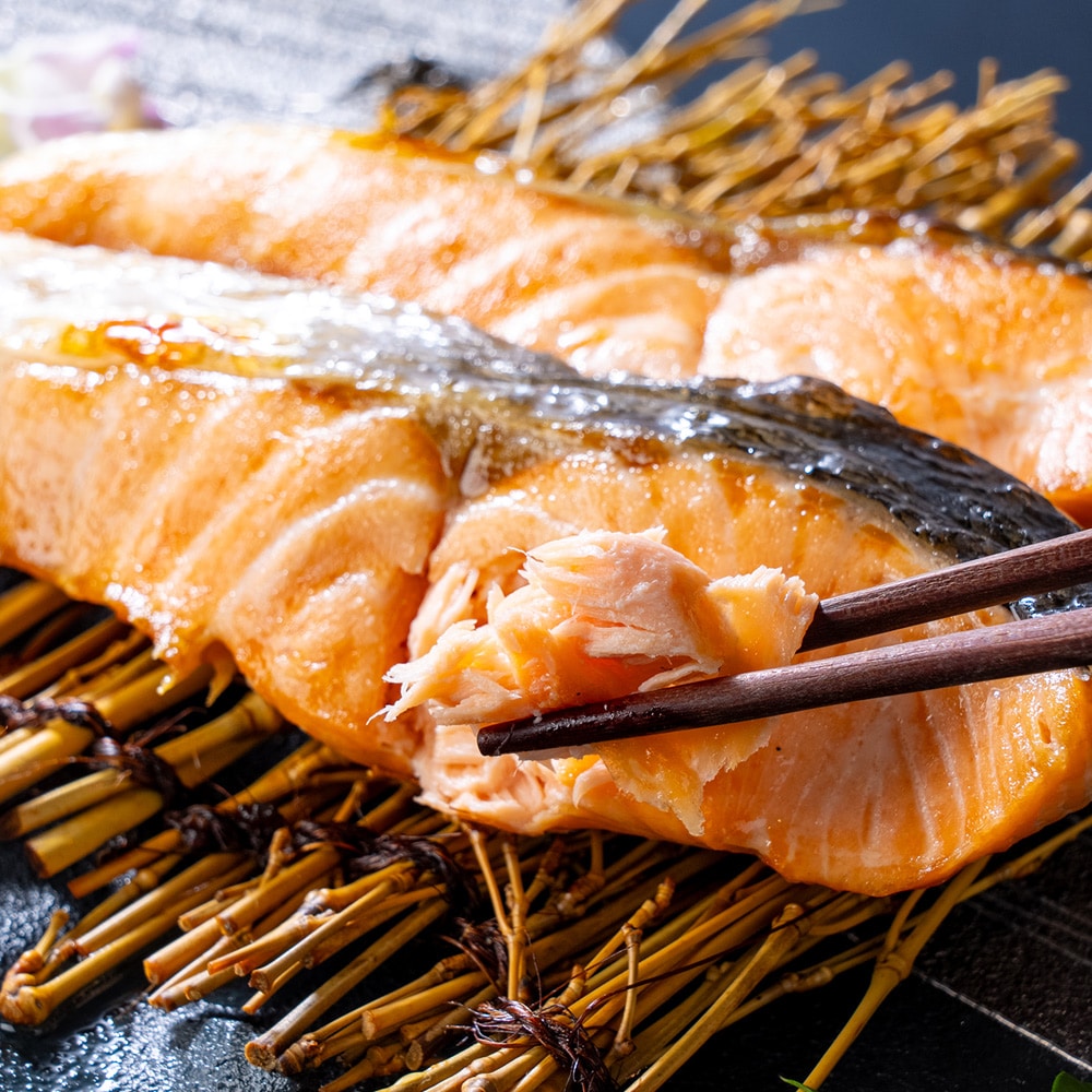 北海道産 時鮭 （時不知/トキシラズ） 切り身 100g×8切入 ※甘口仕上げ