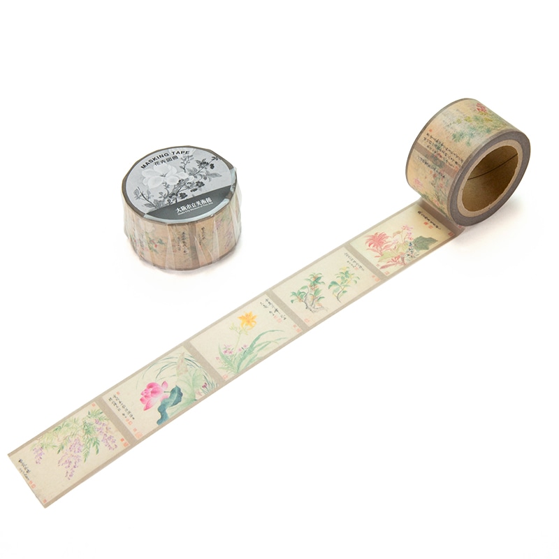 マスキングテープ:花卉図冊