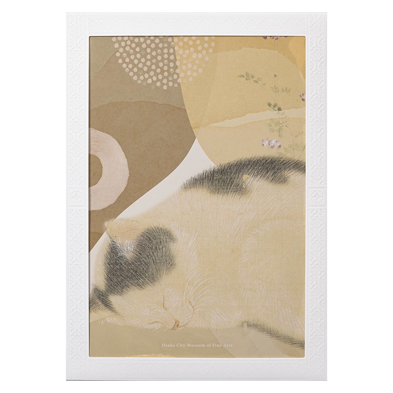 フレーム:レリーフル 猫(はがきサイズ)