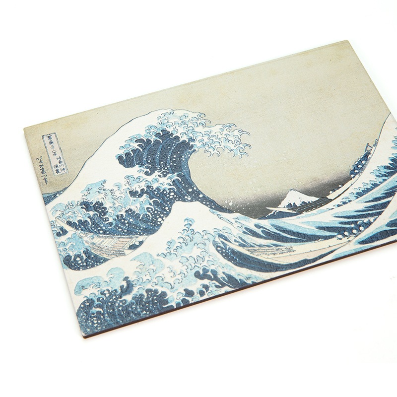 ウッドポストカード：葛飾北斎《冨嶽三十六景 神奈川沖浪裏》 | 生活