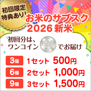 新米のサブスク募集 全国の銘柄オコメール9個セット毎月お届け （真空