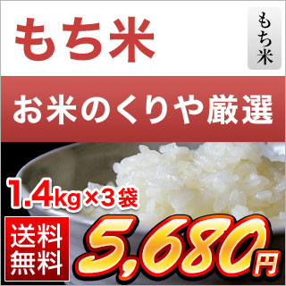 もち米 鳥取県産 ヒメノモチ 4.2kg（1.4kg×3袋）【送料無料】【米袋は