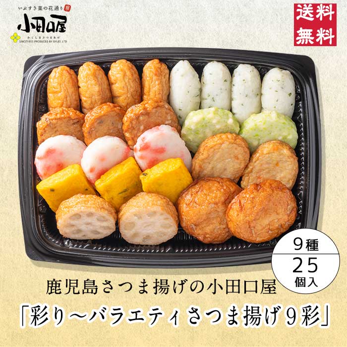 小田口屋「彩りバラエティさつま揚げ 9彩」JSC-5