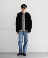 SOLD OUTۡEXCLUSIVETTT MSW POLO CARDIGAN "black"