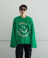 TTT MSW Smile over size knit "green"