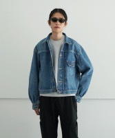 TTT MSW Organic cotton denim jacket "fade blue"