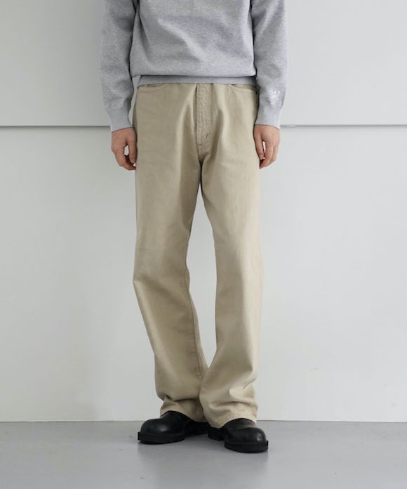 1回着用】BOTANICAL DYED SELVEDGE DENIM PANT