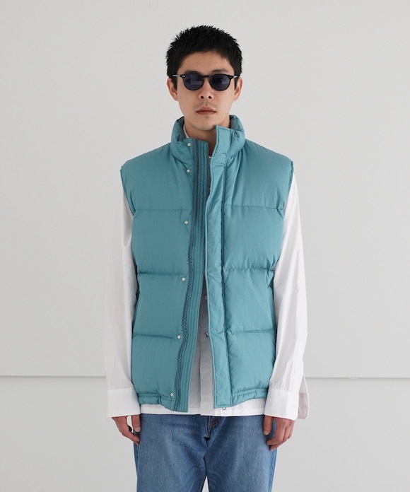 SOLD OUT】AURALEE SUVIN HIGH COUNT CLOTH DOWN VEST