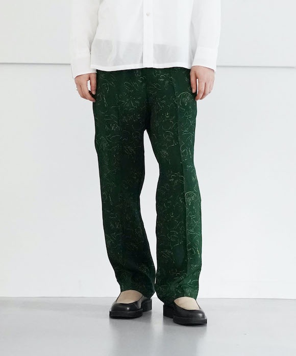 在庫有り お買い得 TOGA VIRILIS VELVET PRINT PANTS 19AW 48 | www
