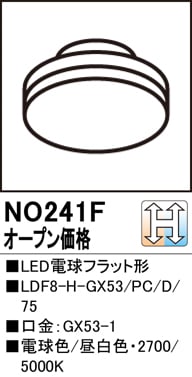 NO241FLEDŵեåȷLDF8-H-GX53/PC/D/75⡧GX53-1١2700K/5000Kŵ忧/򿧡ˡĴࡧĴ