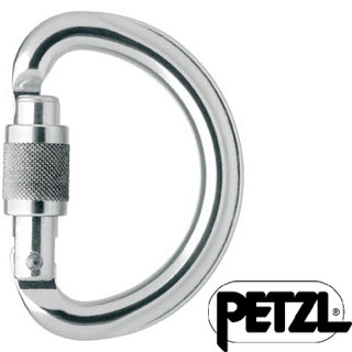 ペツル オムニスクリューロック M37SL 半円型カラビナ ロッキングカラビナ 登山/クライミング ロッククライミング 登攀器具