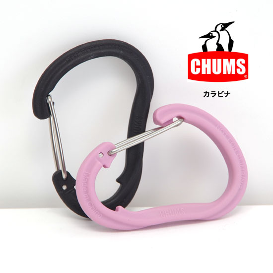 チャムス プラスチックイービナーM CH61-0119 プラスチック カラビナ Mサイズ PlastecCarabiner カラビナ キーホルダー